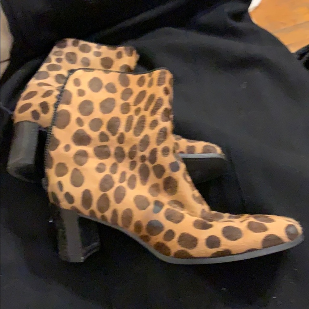 $645. Iconic Pony Hair Pony Hair Booties 5.5 B - image 1